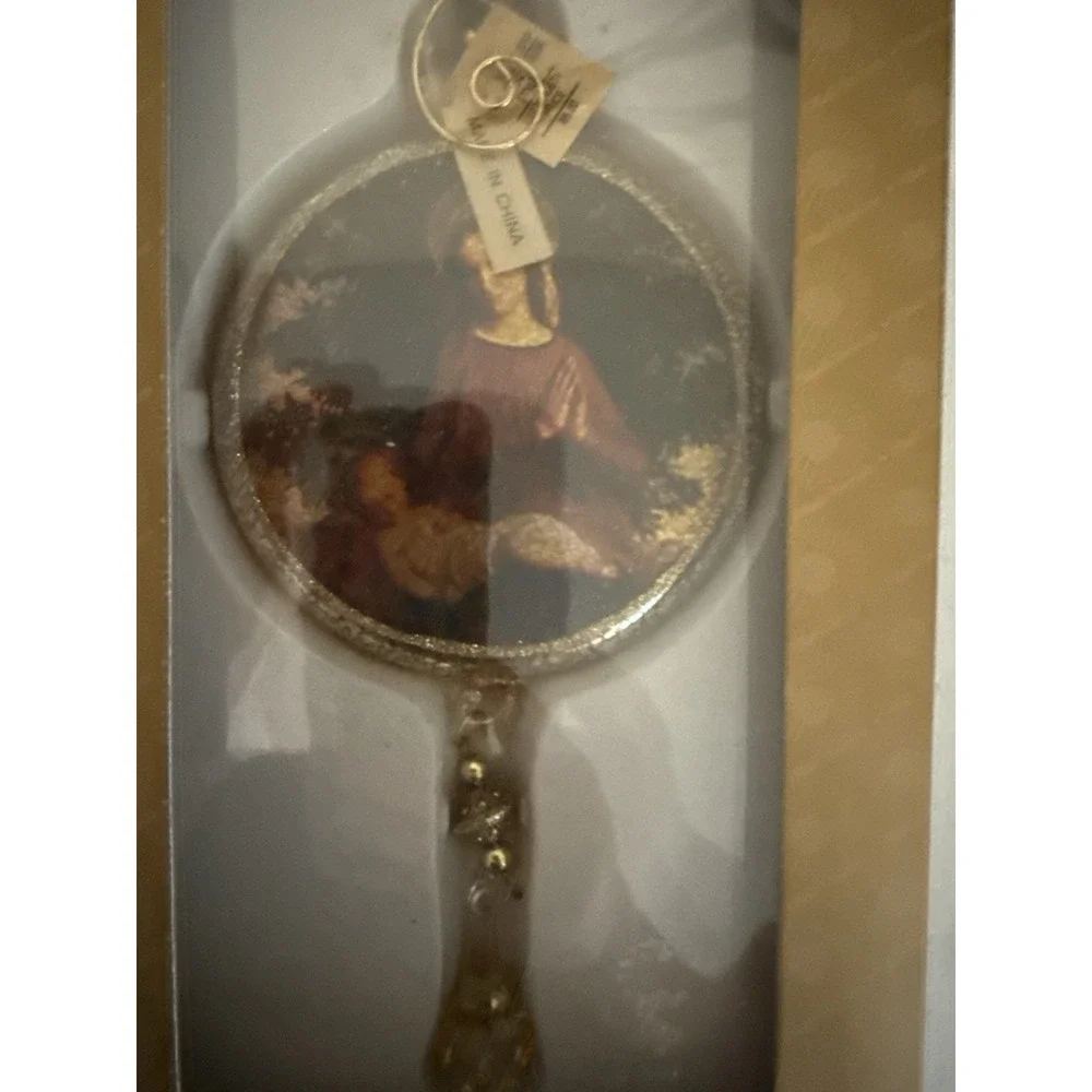 3 Dillards Trimmings  Ornaments Blown Glass With Box
